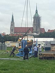 Heidi - The Coaster beim Aufbau am 06.09.2019 (©Foto: Martin Schmitz)